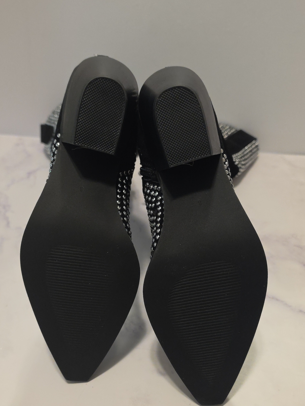 Matisse Dumplin  Black and Silver Women's Cowboy Boots Brand New - Picture 10 of 12